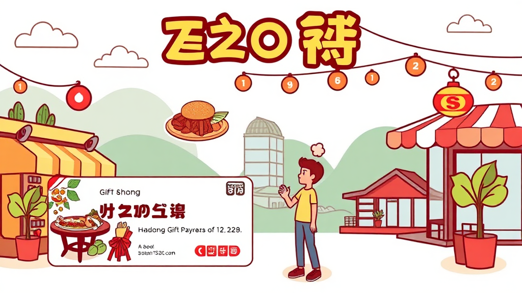 상품권 활용 전략 및 주의사항: 더 알찬 여행을 위한 팁 (cartoon 스타일)