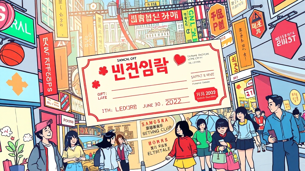 지원금, 어디서 사용했나요? (cartoon 스타일)