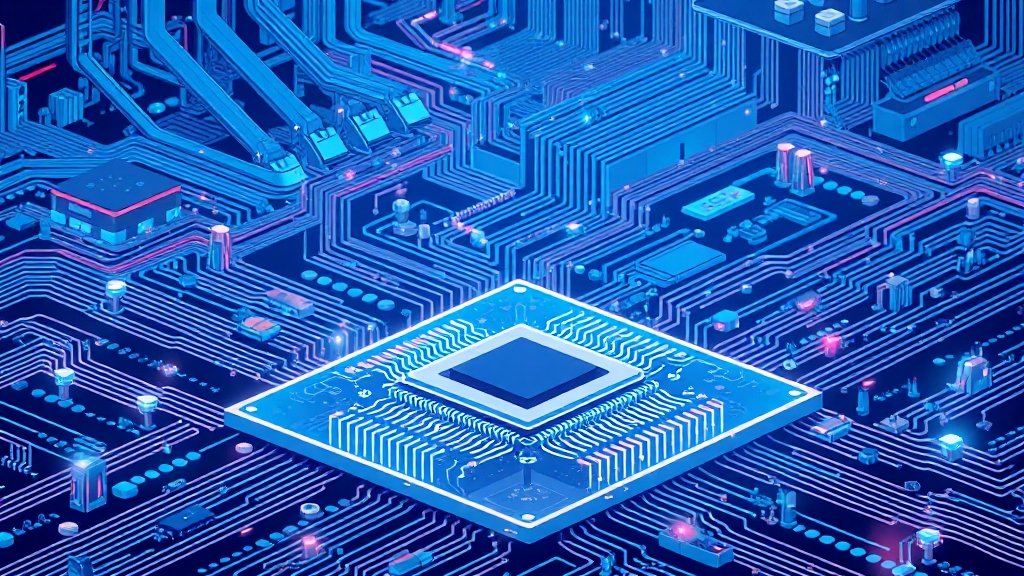 유리기판 상용화 전망 (illustration 스타일)