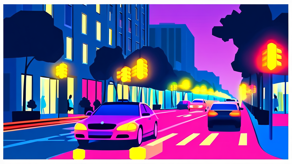 안전한 우회전을 위한 운전자 체크리스트 (illustration 스타일)