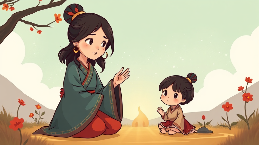 MZ무당, 노슬비의 능력과 과거 (cartoon 스타일)