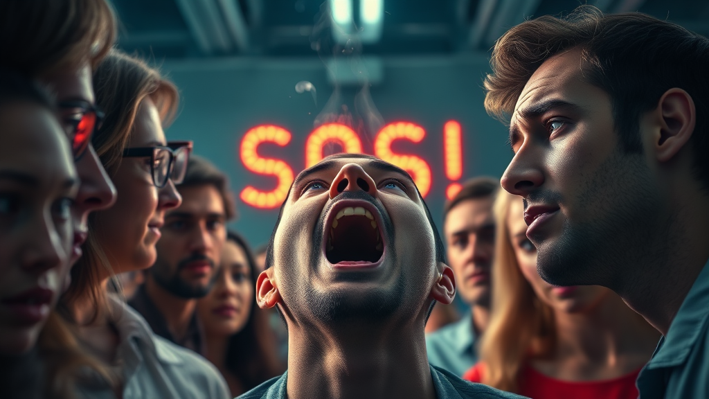 입냄새, 왜 나는 걸까? (realistic 스타일)