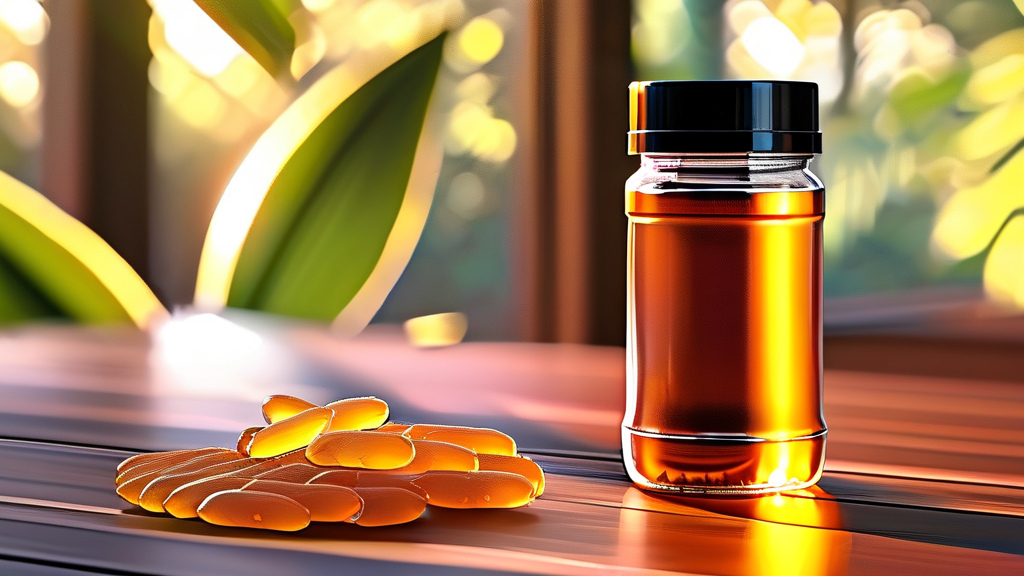 홍삼 스틱, 진세노사이드 함량 얼마나 될까? (realistic 스타일)