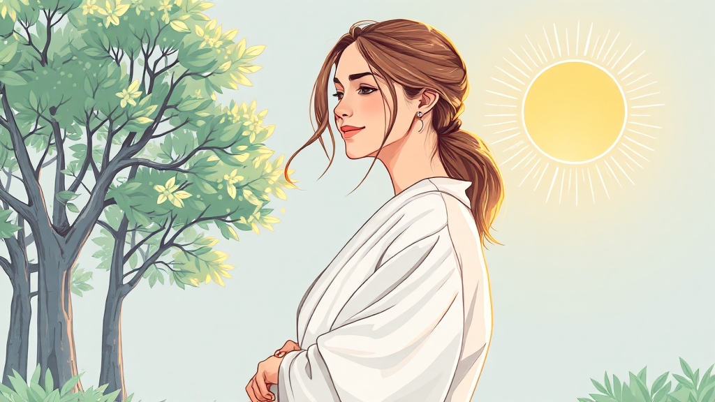 영양제 복용 후 변화 (illustration 스타일)