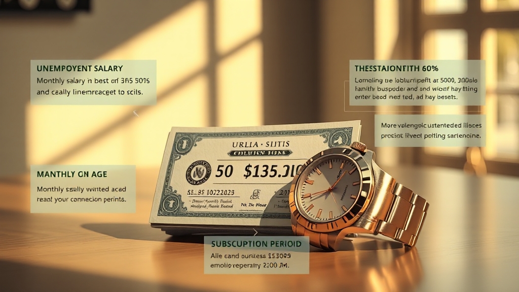 실업급여, 얼마나 받을 수 있나요? (realistic 스타일)