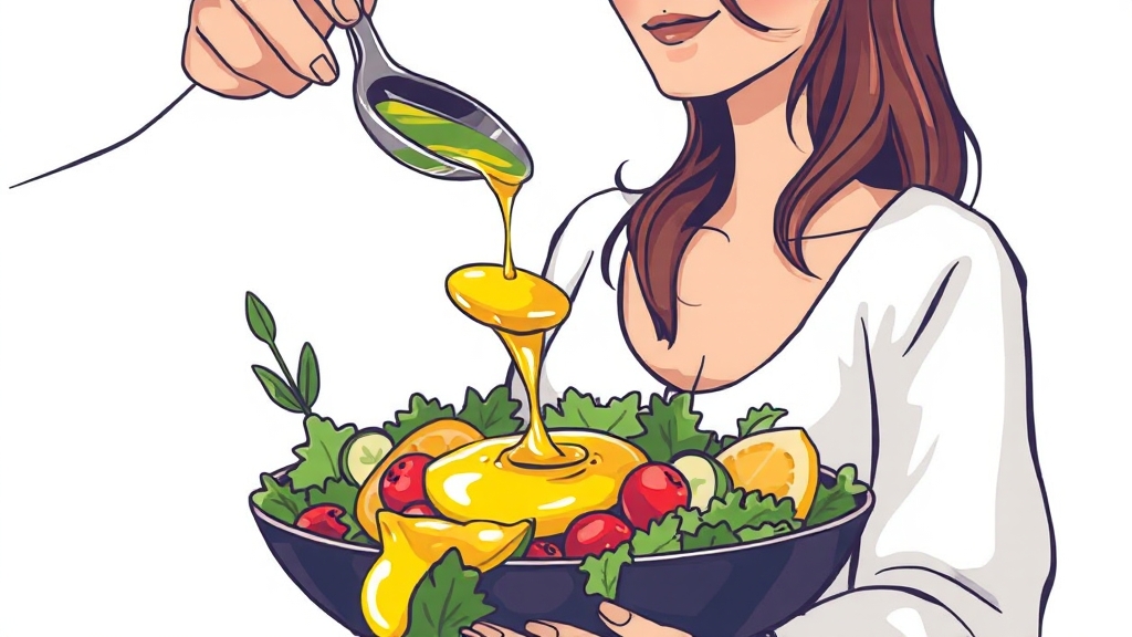올리브 오일, 다이어트에 효과 있나? (illustration 스타일)