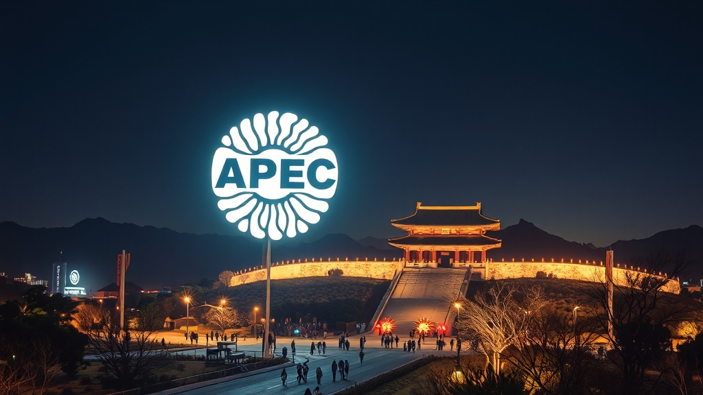 APEC 슈퍼위크 준비 상황 (realistic 스타일)