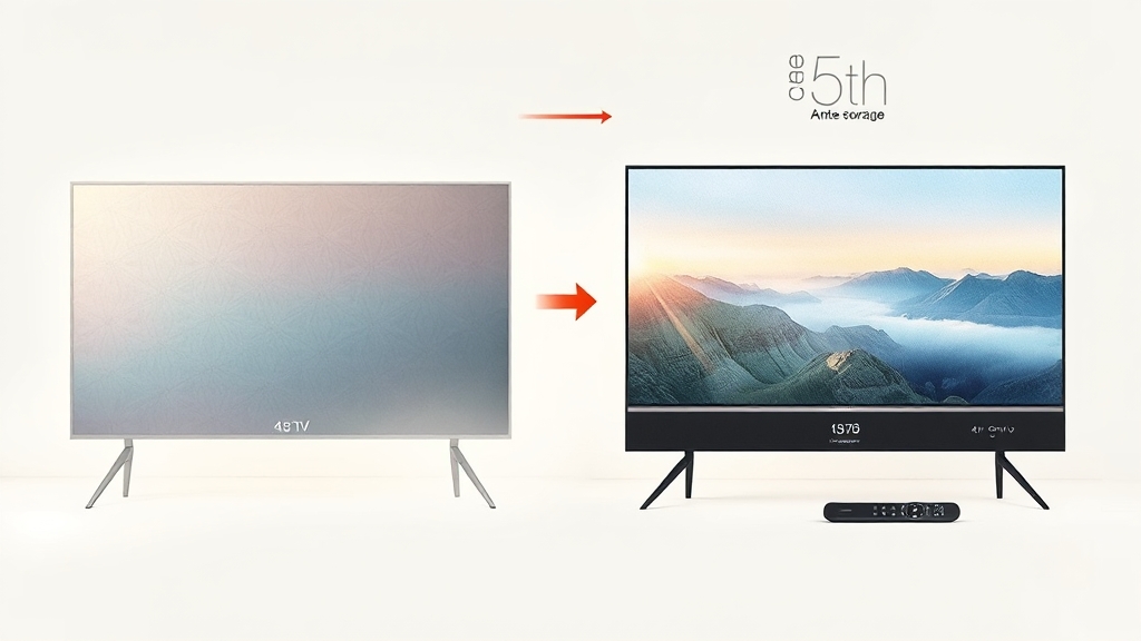 5세대 vs 4세대: 핵심 차이 (watercolor 스타일)