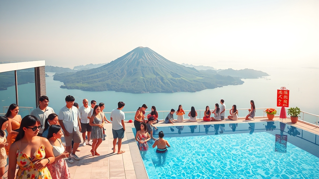 지역별 추천 숙소 (realistic 스타일)