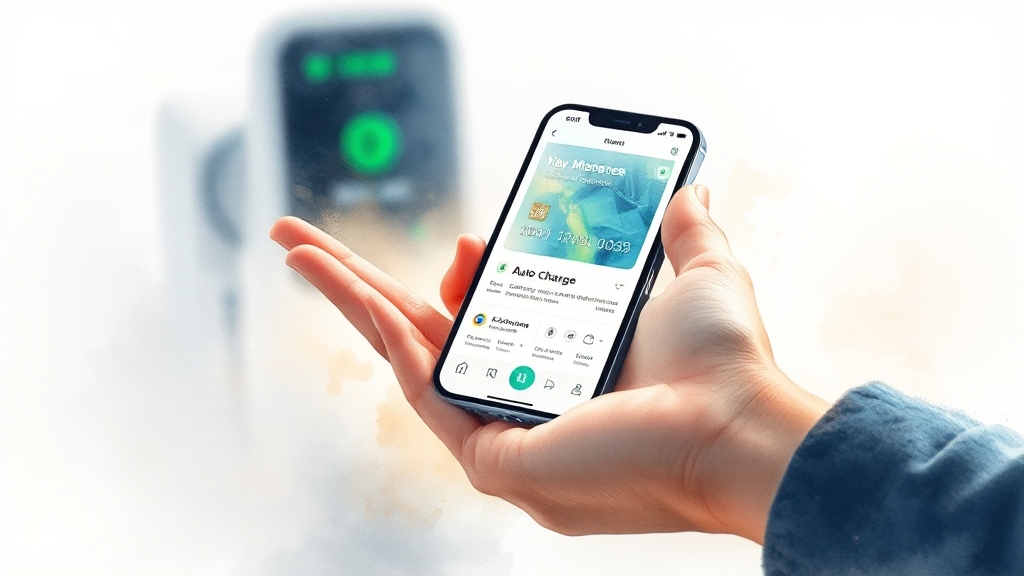 아이폰 티머니 충전 & 잔액 관리 (watercolor 스타일)