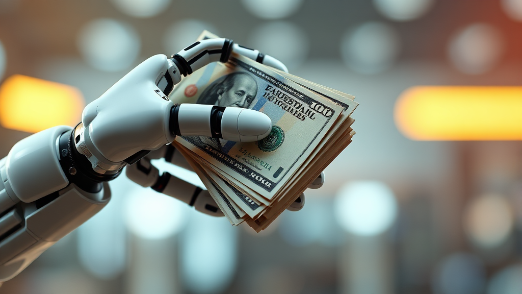 AI 자동화 부업이란? (realistic 스타일)