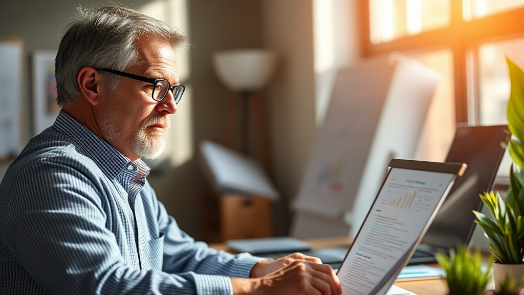 세무사의 역할: 단순 자료 입력 vs. 사업 파트너 (realistic 스타일)