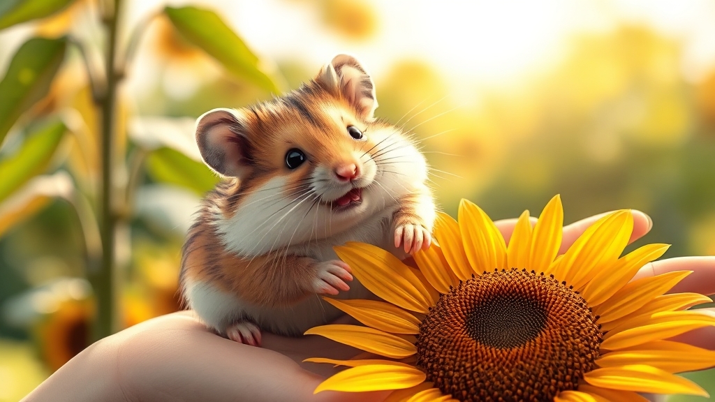 햄스터와 친해지는 방법 (realistic 스타일)