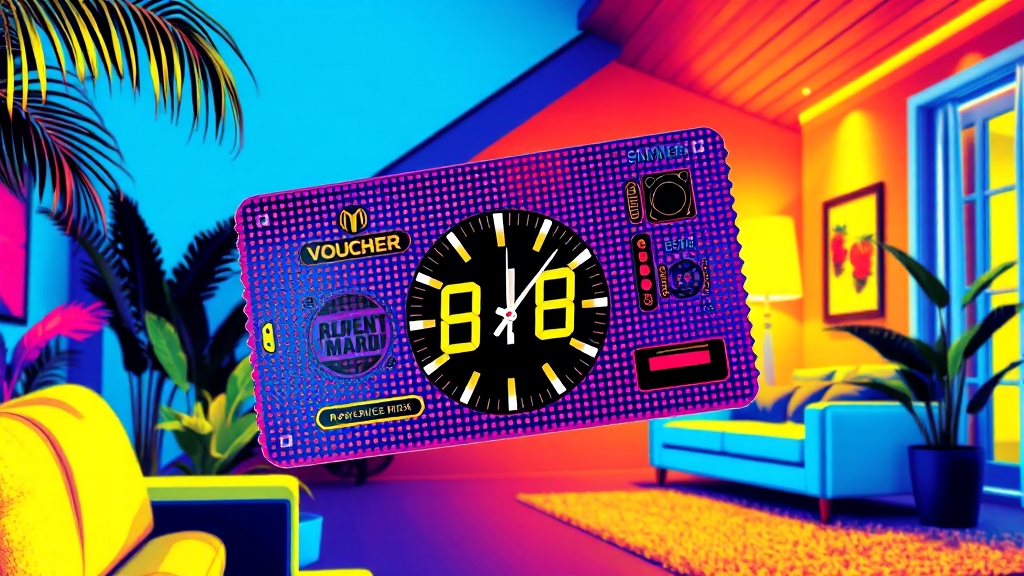 바우처 사용법 & 유효기간 (popart 스타일)