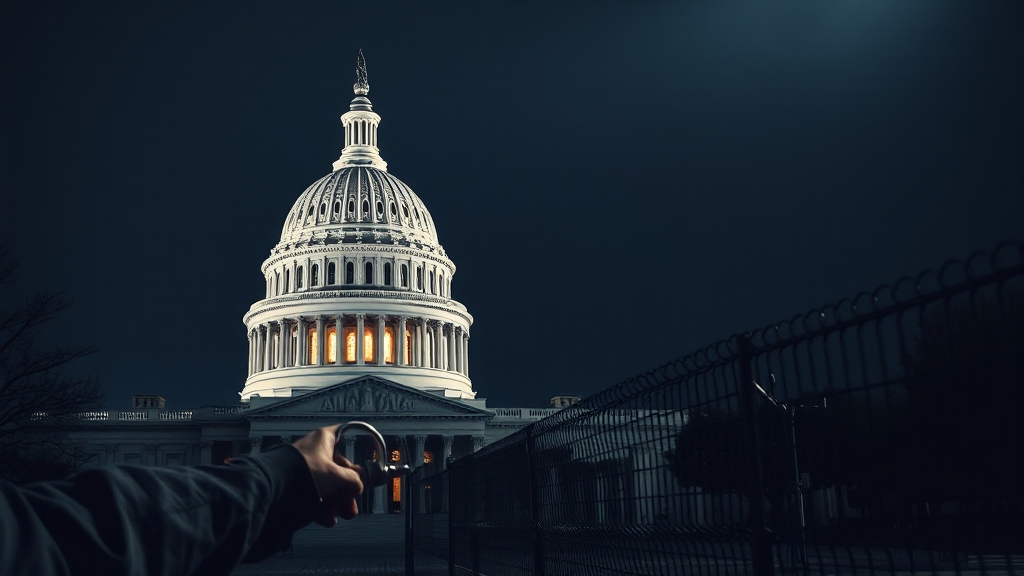 셧다운, 정치적 배경과 협상 전망 (realistic 스타일)