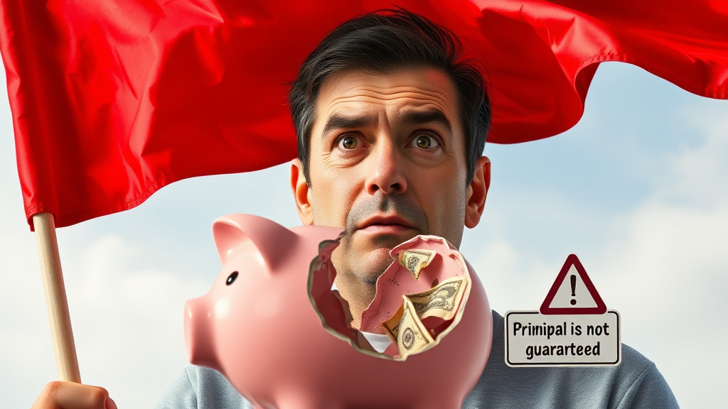 IMA 계좌 가입 시 유의사항 및 리스크 (realistic 스타일)