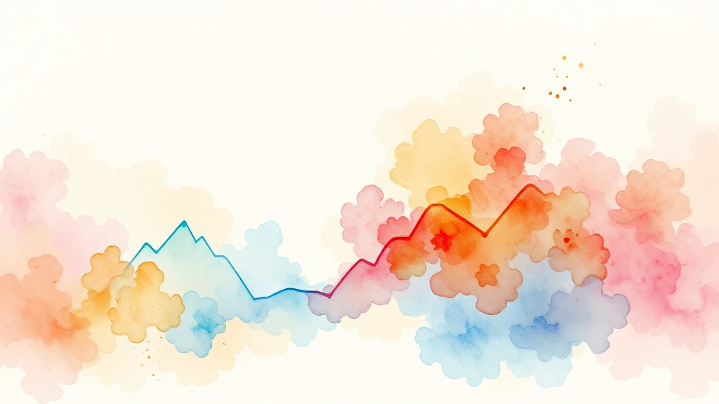 정부 정책, 코스피에 어떤 영향을 줄까요? (watercolor 스타일)