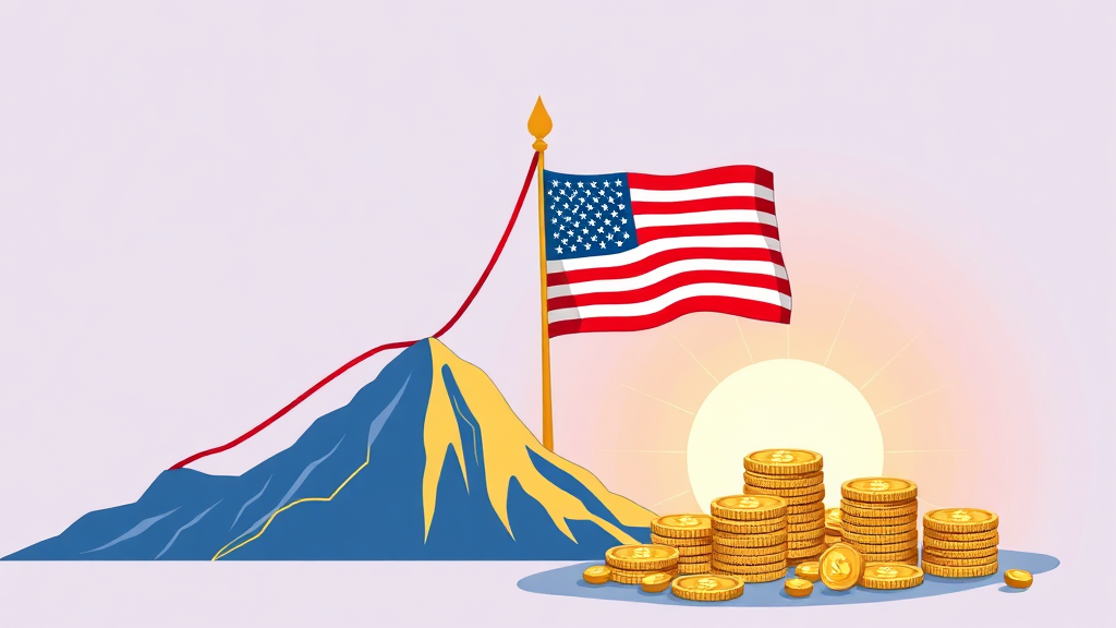미국 주식 상승 이유: 핵심 요약 (illustration 스타일)