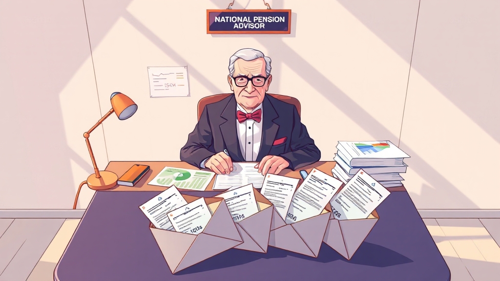 국민연금 Q&A (illustration 스타일)