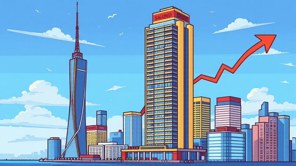 가격 상승/하락 요인 분석 (cartoon 스타일)