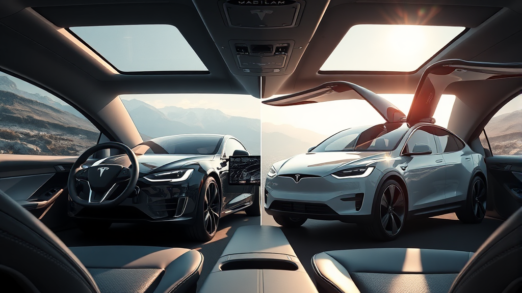 디자인 비교: 외관 & 실내 (realistic 스타일)