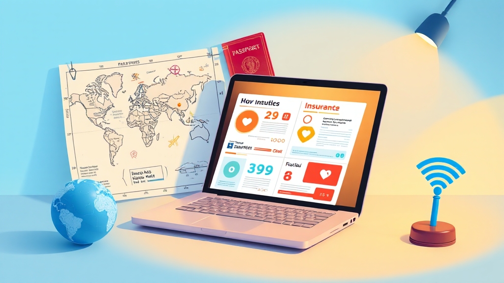 온라인 vs 오프라인 보험 가입 방법 비교 (illustration 스타일)