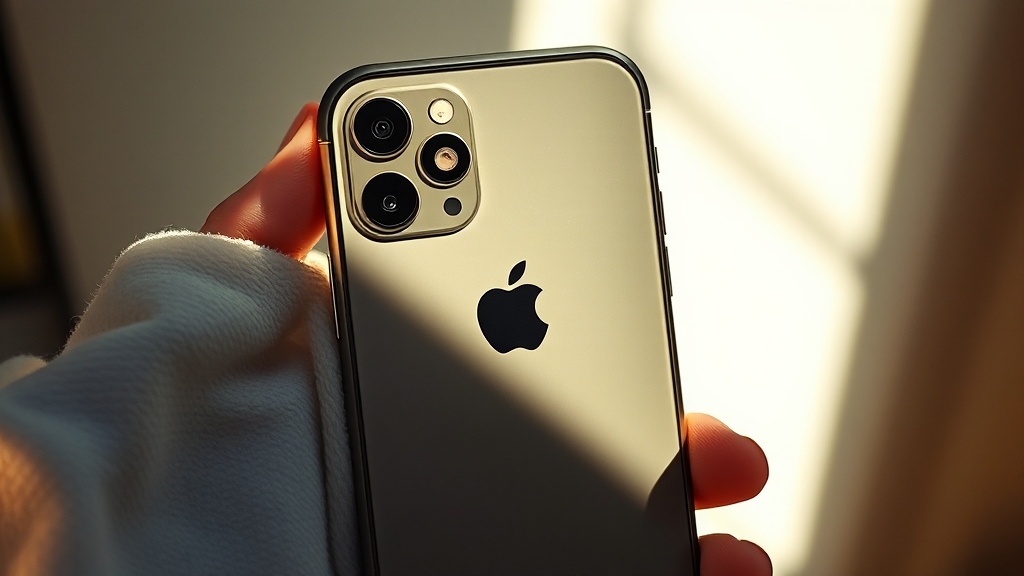 아이폰 변색 예방 및 관리 방법 (realistic 스타일)