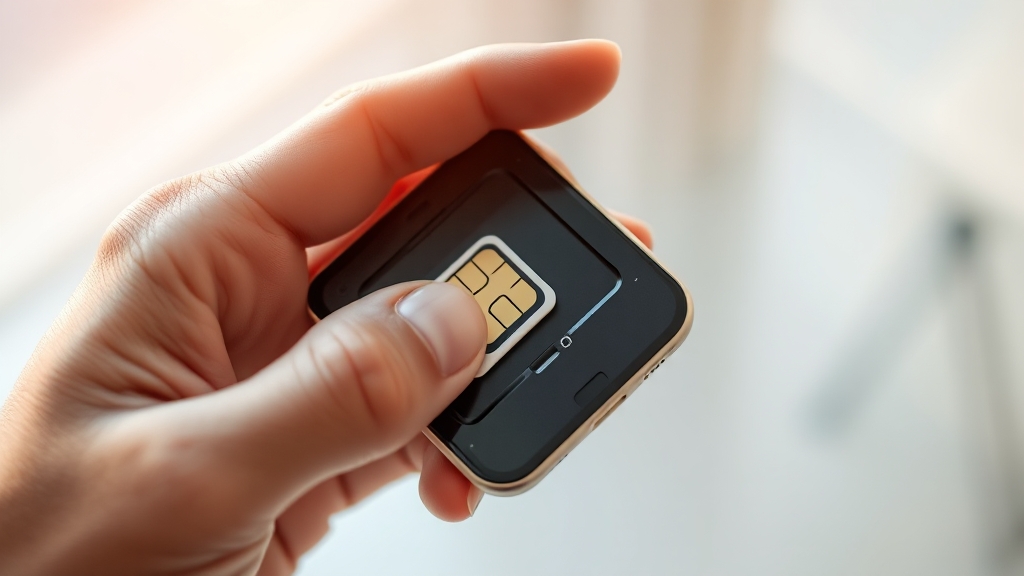 유심 교체, 이렇게 쉬웠어? (realistic 스타일)