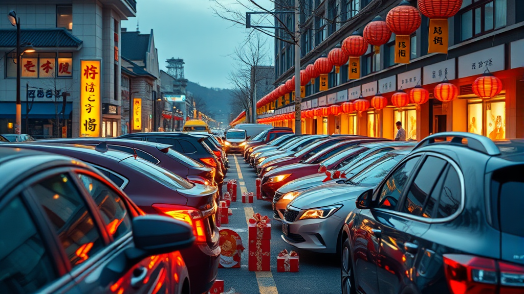 설 연휴 주차 관련 FAQ (realistic 스타일)