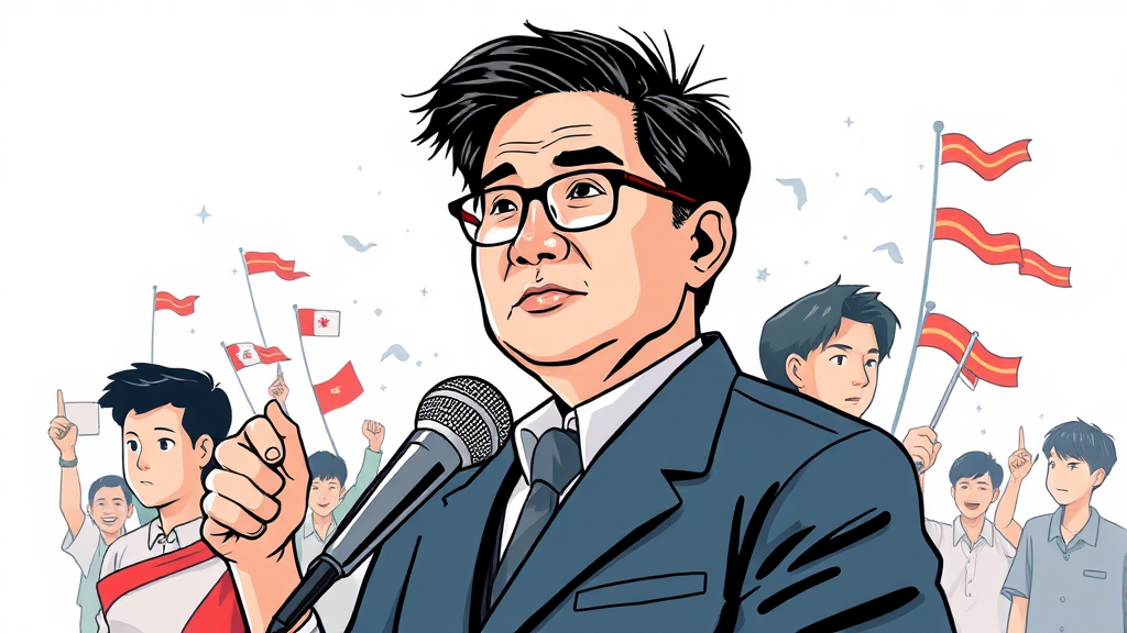 이해찬: 삶과 정치 역정 (illustration 스타일)