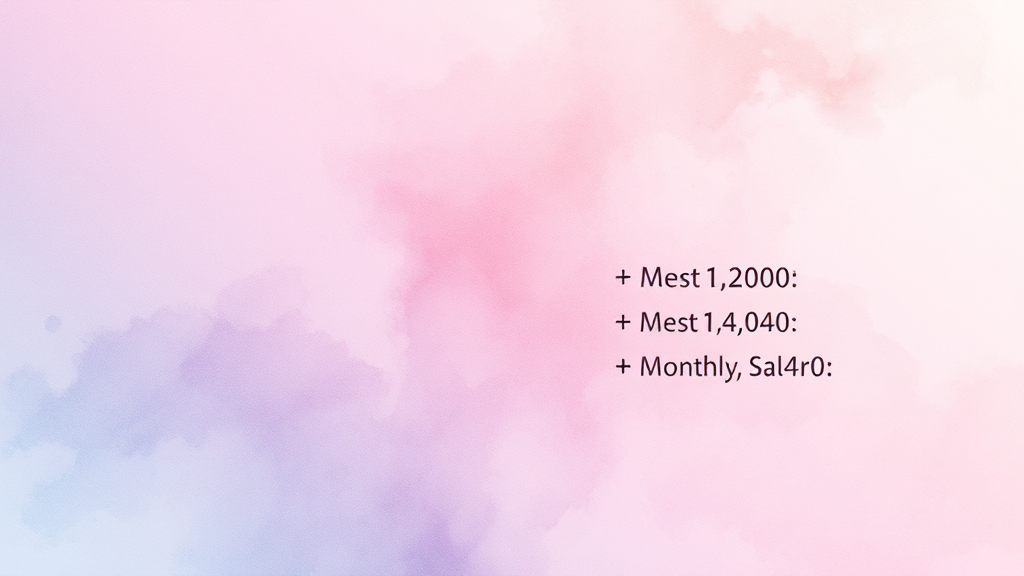 최저임금 계산 방법: 월급으로 환산하기 (watercolor 스타일)