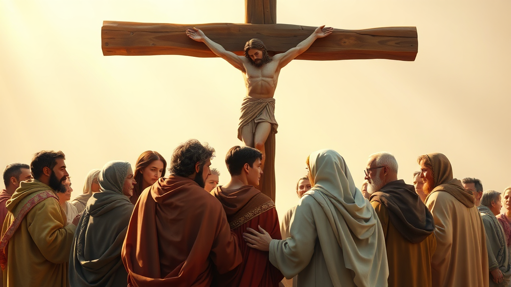 교회와 성도의 역할 (realistic 스타일)