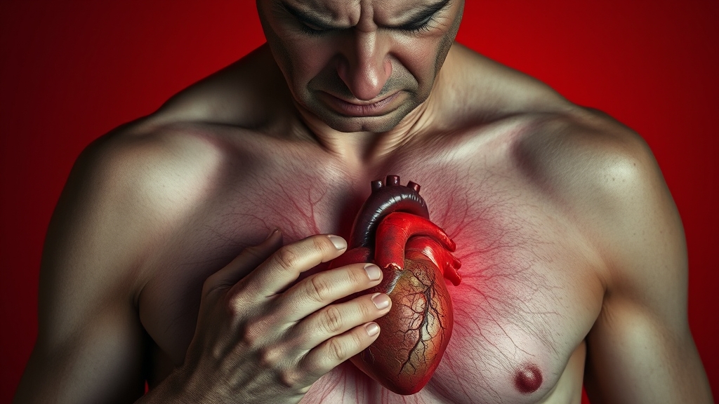 협심증이란? 원인과 정의 (realistic 스타일)