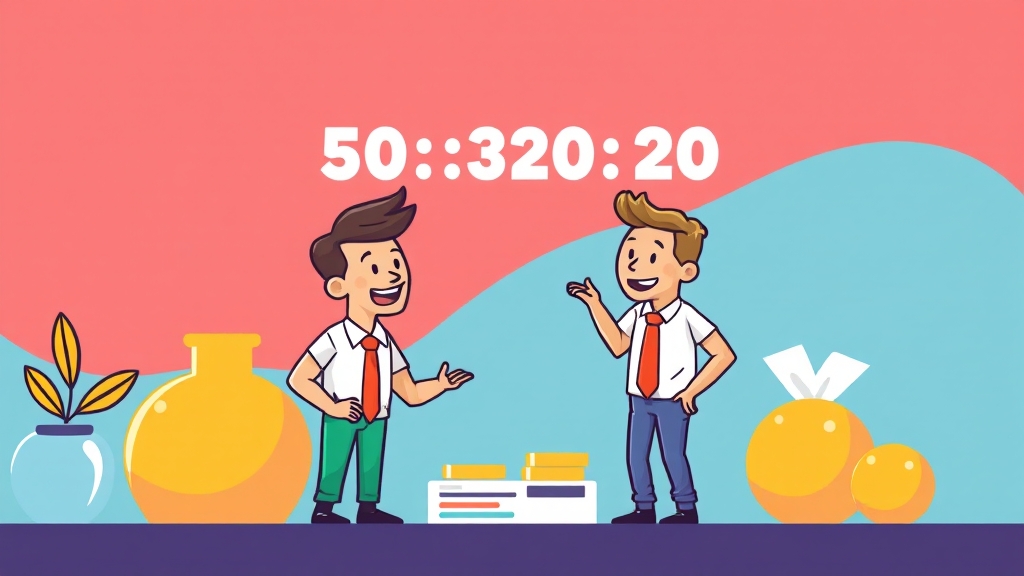 월급 관리 및 상품 활용법 (cartoon 스타일)