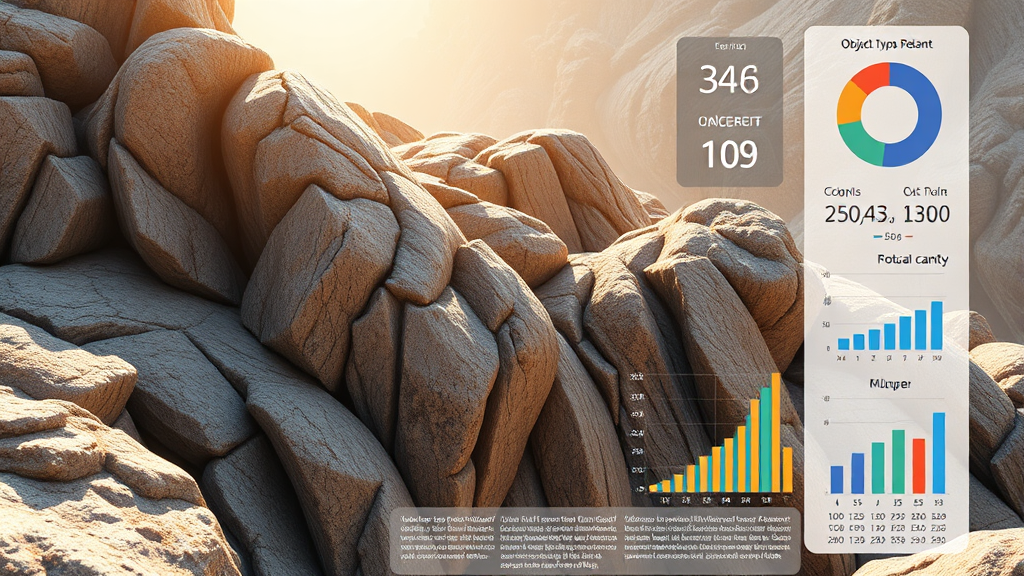 오브젝트 유형별 개수, 어떻게 확인할까요? (realistic 스타일)