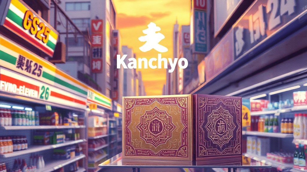 칸쵸 판매 현황 변화 (watercolor 스타일)