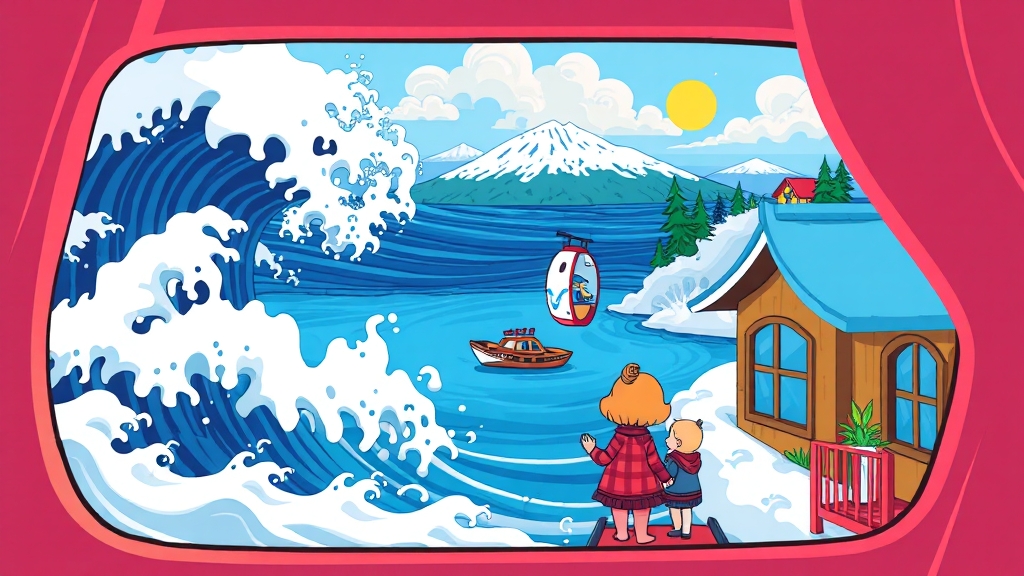 루지월드 주변, 뭐 볼 게 있을까? (cartoon 스타일)