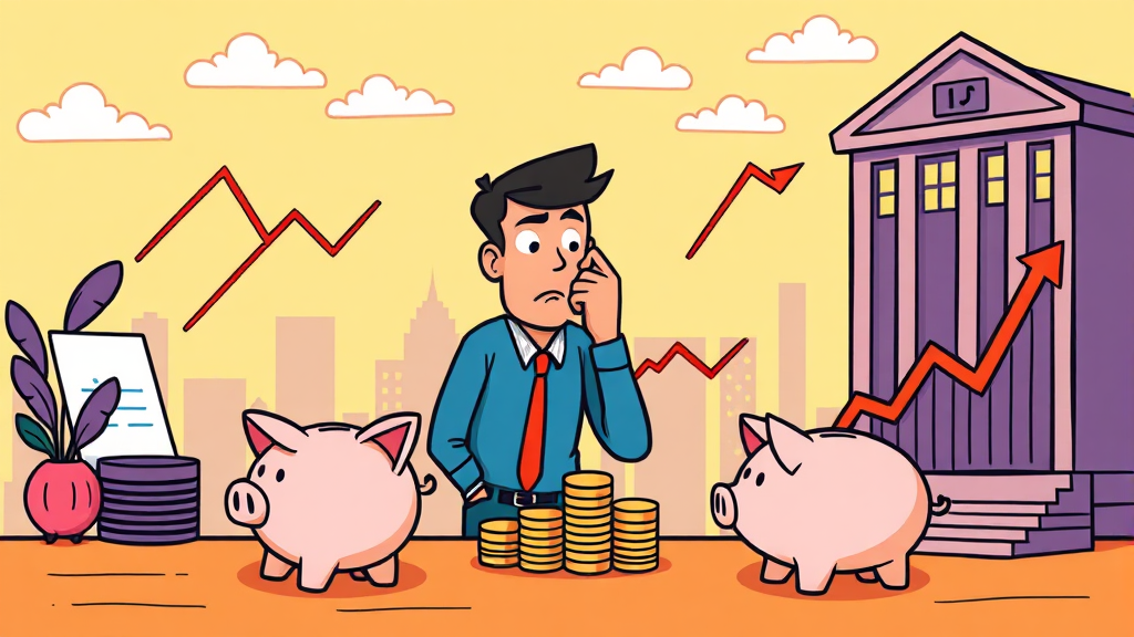 앞으로 금리, 어떻게 될까? 재테크는? (cartoon 스타일)