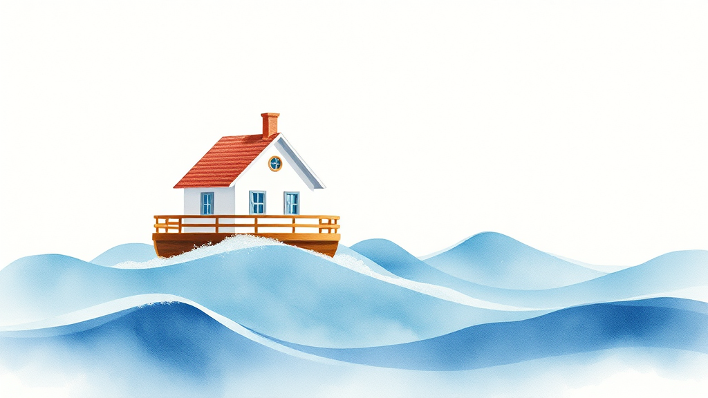 장기적인 재테크 계획 (watercolor 스타일)