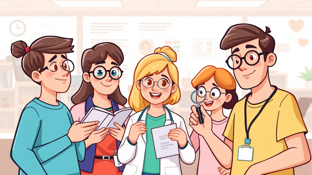 세대별 헬스디깅 스타일 (cartoon 스타일)