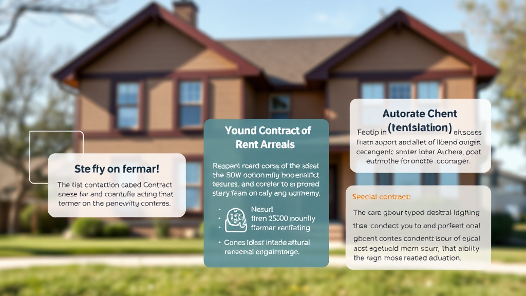 계약 해지, 갱신 조건은? (realistic 스타일)