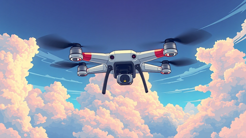 FPV 드론 촬영 기능 (cartoon 스타일)