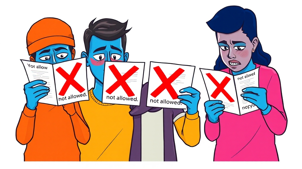 지원 제외 대상, 미리 확인 (cartoon 스타일)