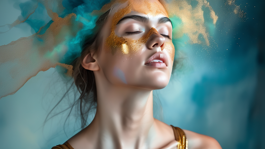 현재 금값 구간 분석 및 투자 시나리오 (watercolor 스타일)