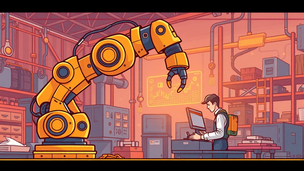 기술 경쟁 현황 (cartoon 스타일)