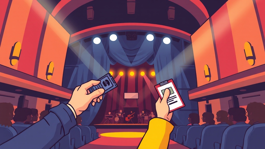 준비물 & 입장 시 유의사항 (cartoon 스타일)