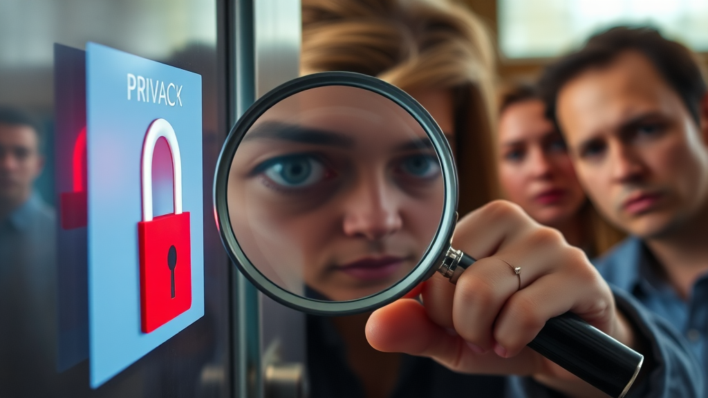 개인정보 유출 피해 대응 (realistic 스타일)