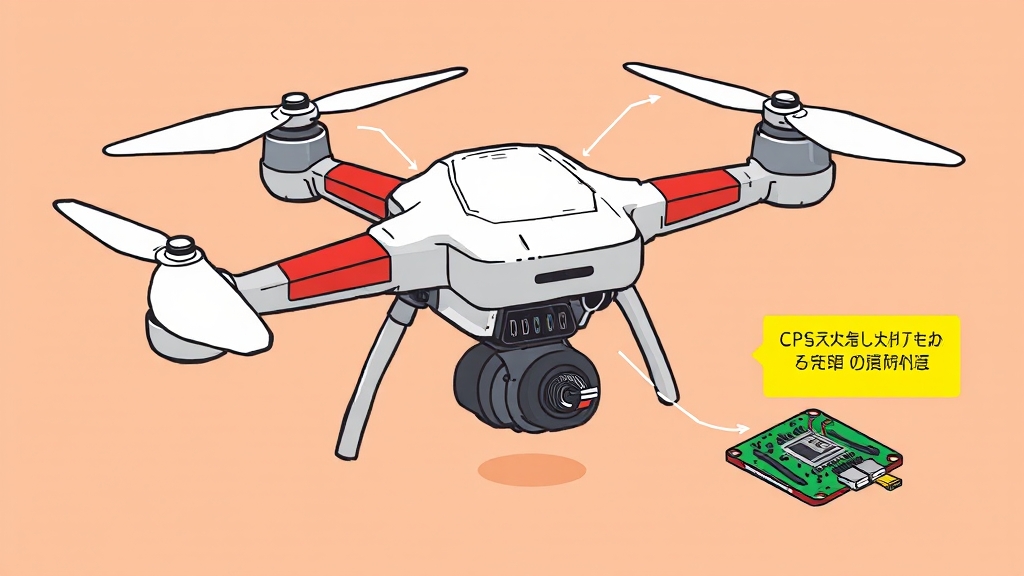 드론 고장 증상별 해결법 (cartoon 스타일)