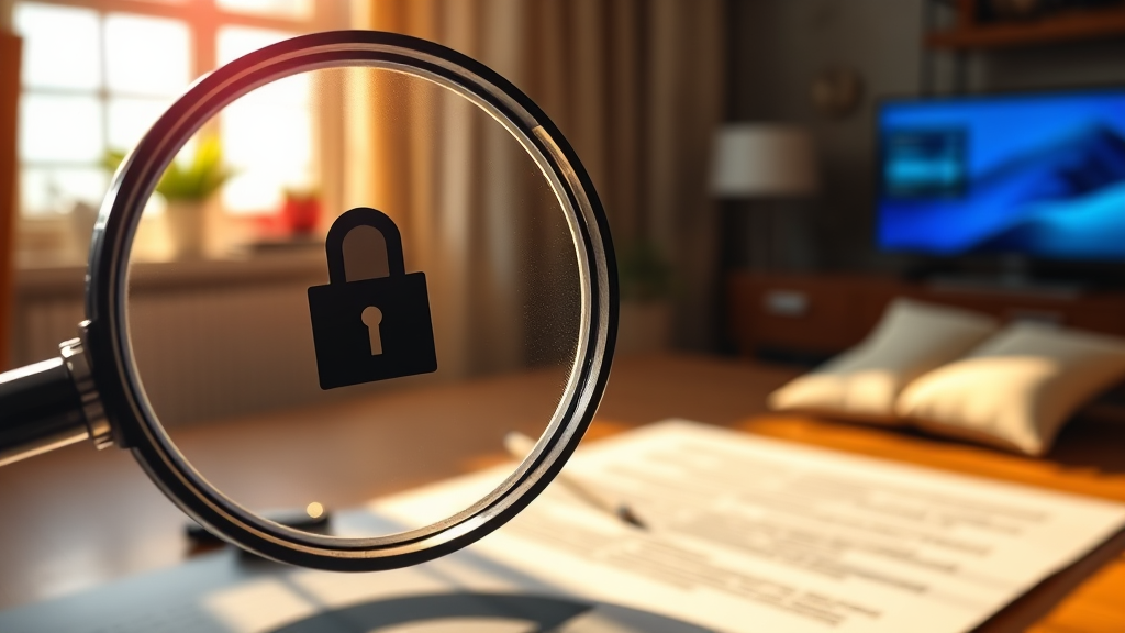 유의사항은? (realistic 스타일)