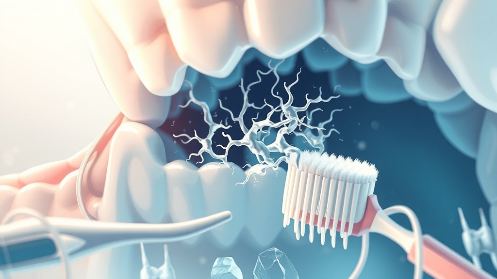 잇몸 퇴축과 치근우식증의 관계 (illustration 스타일)